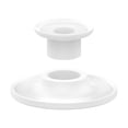 thumbnail image 1 of Latrodar Stainless Steel Stand Smart Speaker Metal Base Pad For A Pple HomePod Budget-Friendly White 4x2 Inch Home Decor, 1 of 5