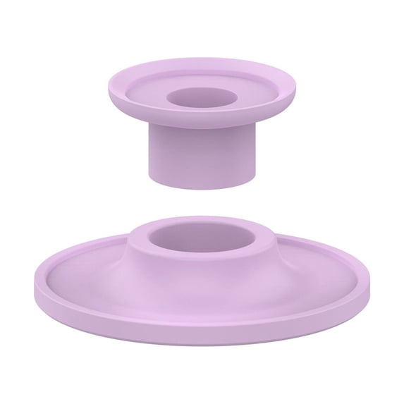 Latrodar Stainless Steel Stand Smart Speaker Metal Base Pad For A Pple HomePod Meticulously Crafted Purple 4x2 Inch Home Gadgets
