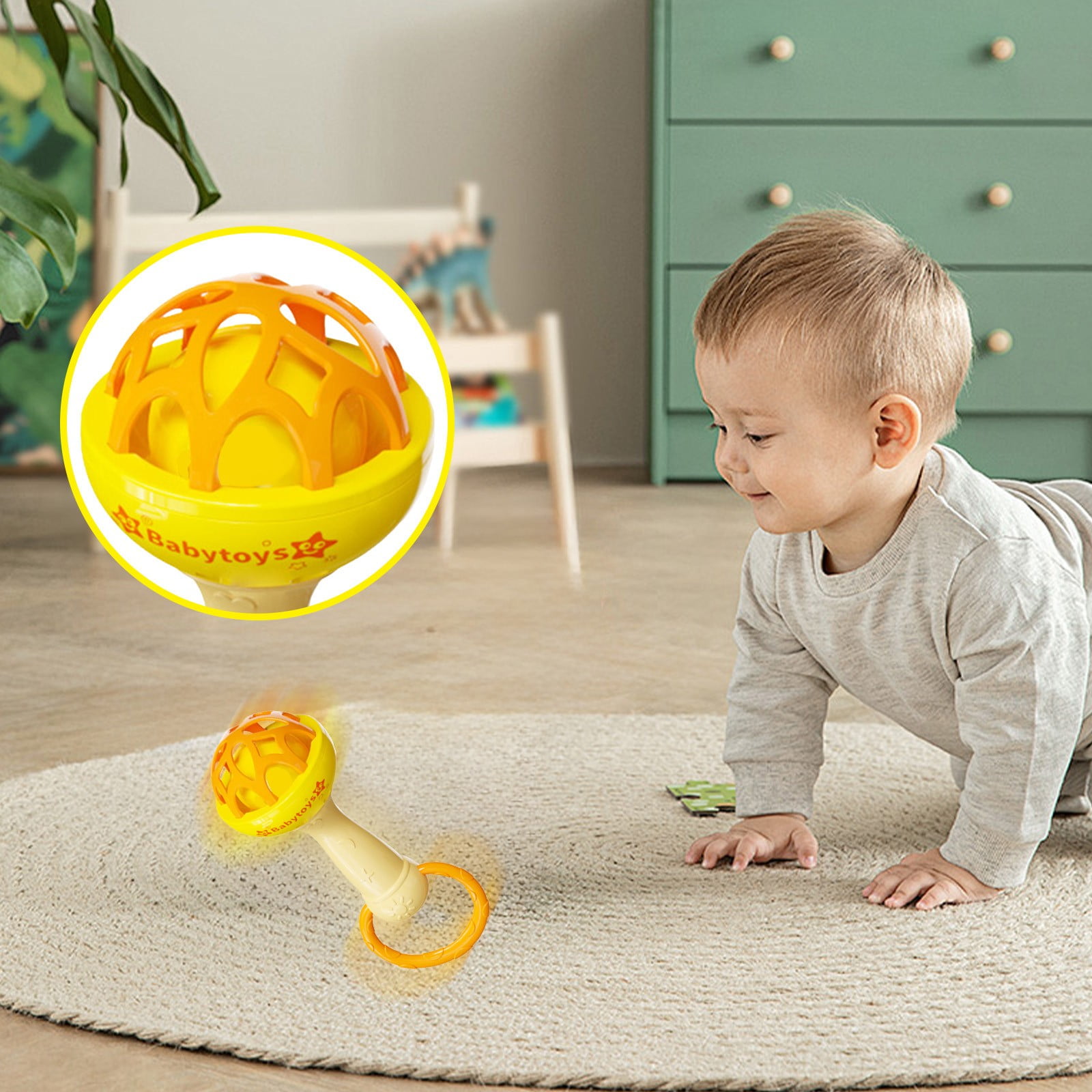 Latrodar Stocking Stuffers for Kids Newborn Baby Toy Rattle For Boys ...