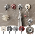 thumbnail image 1 of Gecau Suction Cup Hooks Non Slip Wall Hooks Outdoors Clear Bathroom Hooks for Towels Coat Hooks Small Bathroom Hooks for Hats Hat Organizer Easter 1PC, 1 of 6