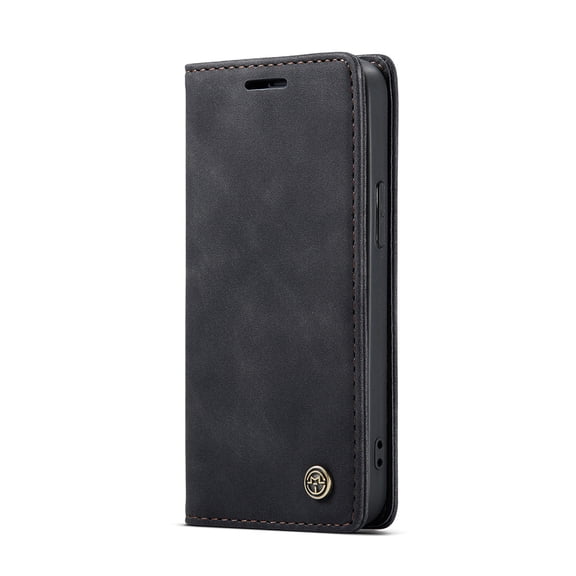 Latrodar Suitable For 12 MINI Leather Phone Case With Storage Compartmen Secure Black Home Gadgets