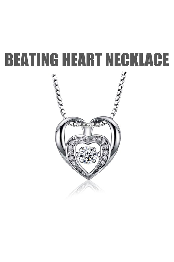 Latrodar The New Valentine's Day Heartbeat Personalized Beat Necklace Will AS show
