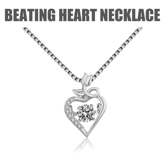 Latrodar The New Valentine's Day Heartbeat Personalized Beat Necklace Will AS show up to 30% Off