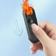 thumbnail image 1 of Latrodar Thin And Light Induction Charging Lighter Gradient Windproof Cigarettes Lighter Mini Pocket Portable Cool Color Light Igniter Non-Toxic Black 4.8x3.6 Inch Home Stuff, 1 of 5