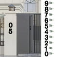 thumbnail image 1 of Latrodar Three-dimensional Iron Art Number House Number Screw Home House Number Sign Home Assembly Black Metal up to 30% Off, 1 of 5