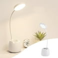 thumbnail image 1 of Gecau Three-speed Eye Protection Desk Lamp Learning USB Dormitory Student Novelty Bedside Reading Lamp White Home Gadgets, 1 of 5