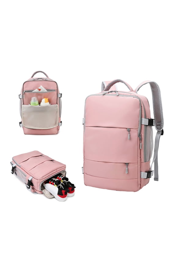 Travel Backpack For Women Men,Airline Approved Carry On Backpack,Flight Approved Sports Luggage Backpack,Casual Daypack Small Hiking Backpack Pink U