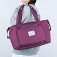 thumbnail image 1 of Gecau Travel Duffel Bag Sports Gym Bag With Separate Shoe Compartment Folding Organizer Bag Sport Duffel Bag Tote Bag Purple Safe&Non-toxic 6.8x1.2 Inch, 1 of 5