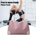 thumbnail image 1 of Gecau Travel Duffel Tote, Gym Tote ,Carry On Overnight Bags For Women With Trolley Sleeve Wet Pocket,Travel Duffel Bags Hospitals Tote Pink Upgraded, 1 of 5