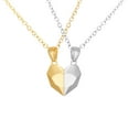 thumbnail image 1 of Latrodar Two Souls Heart Pendant Necklaces For Couple Wishing Stone Creative Magnet Couples Necklace Multicolor Reduced Price, 1 of 1