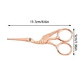 thumbnail image 1 of Latrodar Type Scissors Beauty Scissors Small Scissors All Steel Scissors multicolor Upgraded 2.4x0.4 Inch, 1 of 2