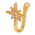 thumbnail image 1 of Latrodar U Shaped Fake Nose Diamond Studded Nose Nail No Hole Nose Clip Piercing Jewelry gold Reduced Price, 1 of 1