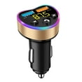 thumbnail image 1 of Gecau USB Car Adapter Wireless Bluetooth Kit Enduring luetooth Transmitter Gold 3.2x2.4 Inch Home Decor, 1 of 2