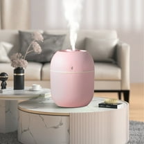Latrodar USB Humidifier With ,Quiet Cool Mist Humidifier For Bedroom And Office ,Plants, Easy To Clean Pink Upgraded