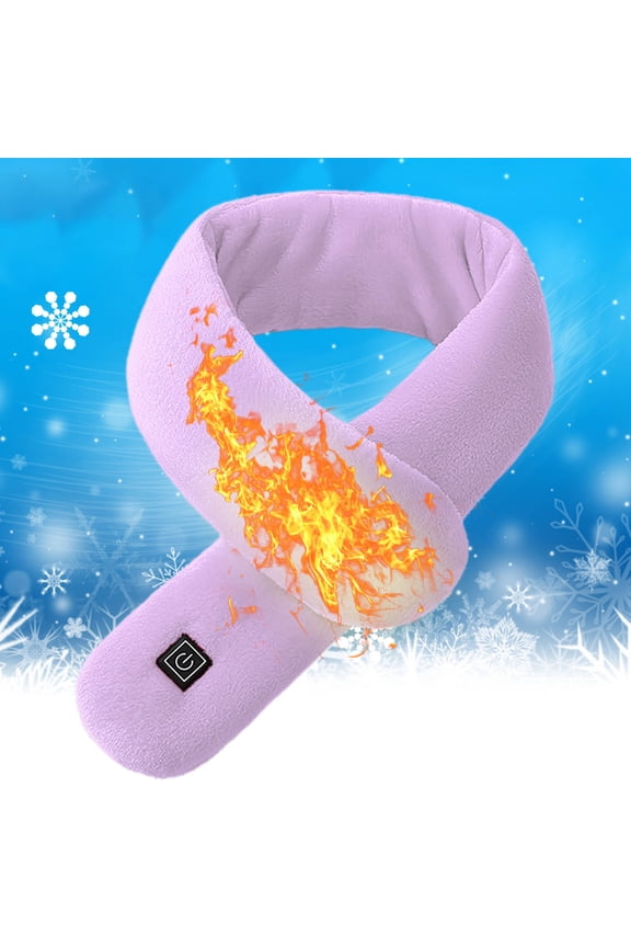 USB Plug In Winter Warm Safe&Non-Toxic eck Protection Scarf Purple 11.6x7.2 Inch Home Tools