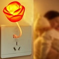 thumbnail image 1 of Gecau USB Rose Night Light- Plug-in - For Safety Guaranteed n Car Valentine Gift Red Home Stuff, 1 of 5