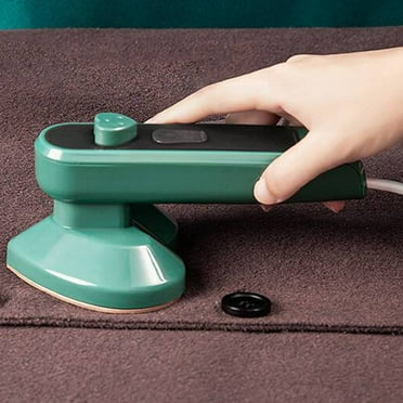 Latrodar Upgrade Portable Ironing Machine, Handheld Steam Iron, Travel Garment For Fabric Clothes,Good For Home And Travel Green Durable