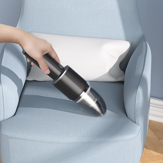 Gecau Vacuum Cleaner, Small Handheld Vacuums,USB Charging Lithium Creative er Crevices Cleaning silver 11.48x3.6 Inch Home Tools