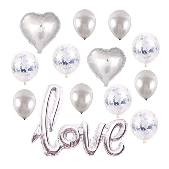 Latrodar Valentine's Day Decoration Enduring wer Decoration Party White 13.2x8.8 Inch Home Tools
