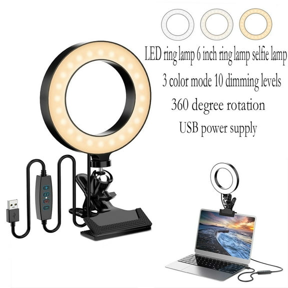 Latrodar Video Lighting Kit Monitor Cip-on Lighting Remote Control Remote Learning Secure as show Home Tools