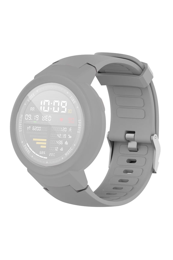 Watch Strap+TPU Affordable&High-Quality Amazfit Youth Watch Gray 4x4 Inch Home Stuff