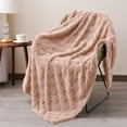 thumbnail image 1 of Latrodar Winter Bed Blanket Thermal Throw Blanket Lightweight Bed Throw Breathable Soft Comfortable Machine Washable Blanket For All Season Pink Creative 6x2, 1 of 5