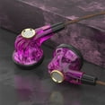 thumbnail image 1 of Latrodar Wired Earphones Flat Earbuds Wired Control With Creative ynamics Flat Earbuds Purple Home Stuff, 1 of 5