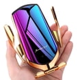 thumbnail image 1 of Gecau Wireless Automatic Clamping Smart Sensor Car Sturdy 0W Wireless Charger Gold 6x4 Inch Home Tools, 1 of 5