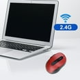 thumbnail image 1 of Gecau Wireless Blue-tooth Mouse Office Gaming Mouse 3 Button Elaborately Made 00 DPI For Laptop PC Red 4.8x4 Inch Home Decor, 1 of 5