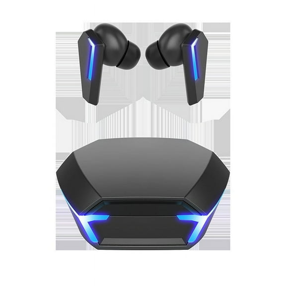 Latrodar Wireless Earbuds With Noise Cancelling Mic Sport Earhook Non-Toxic isplay Charging Case Black 4.4x4.4 Inch Home Gadgets