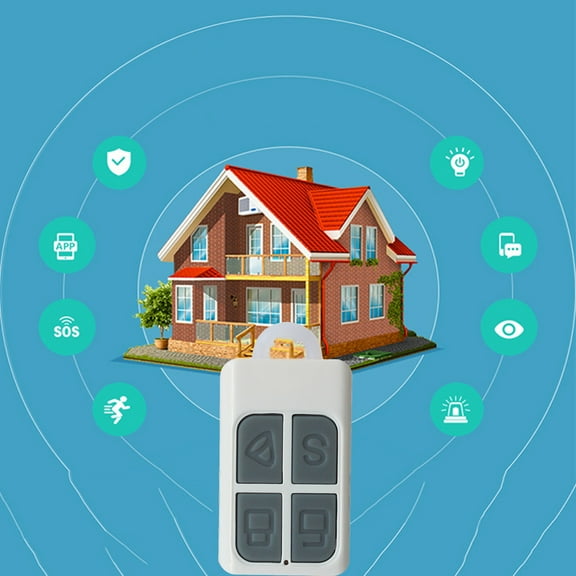 Latrodar Wireless Intelligent Remote Controller 433M Wireless Remote Enduring on Remote Controller White 3.2x1.8 Inch Home Tools