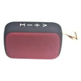 thumbnail image 1 of Gecau Wireless Mini Card Bluetooth Speaker Affordable&High-Quality SB Bluetooth Speaker Red 5.2x3.2 Inch Home Tools, 1 of 1