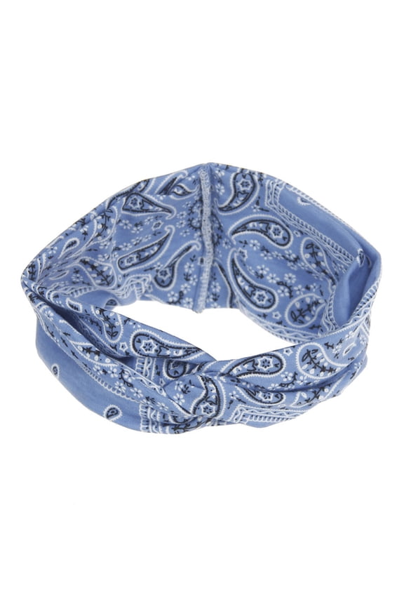 Women Yoga Sport Elastic Floral Hair Headband Turban Twisted Knotted Up to 30% Off