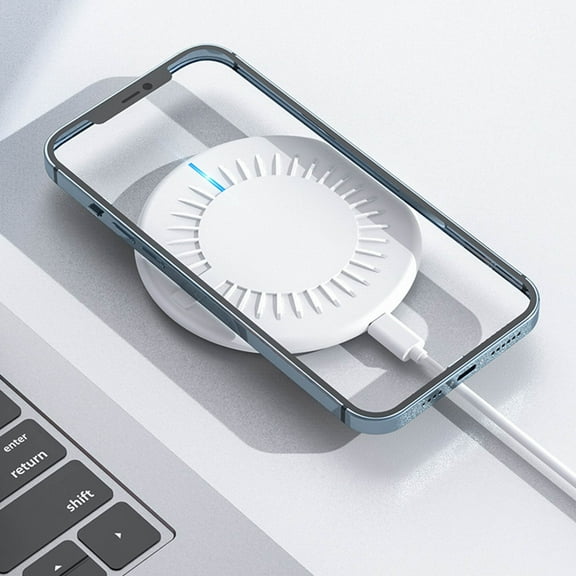 Latrodar -thin Wireless Charger 15w Wireless Charger Wireless Charging Secure White 5.2x5.2 Inch Home Stuff