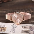 thumbnail image 1 of Latrodar vansvar Casual Quartz Stainless Steel Strap Watch Analog Wrist Watch Rose Gold up to 60% Off, 1 of 4