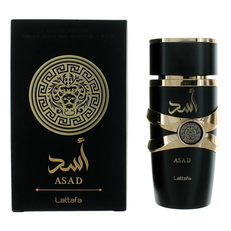 Lattafa Asad, 3.4 oz EDP Spray, Black Pepper, Tobacco, Amber