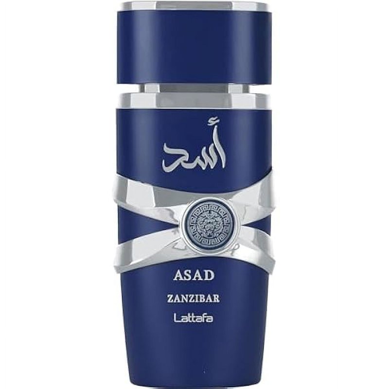 Lattafa Asad Zanzibar Men's Eau de Parfum Spray, 3.4 oz, Black Pepper