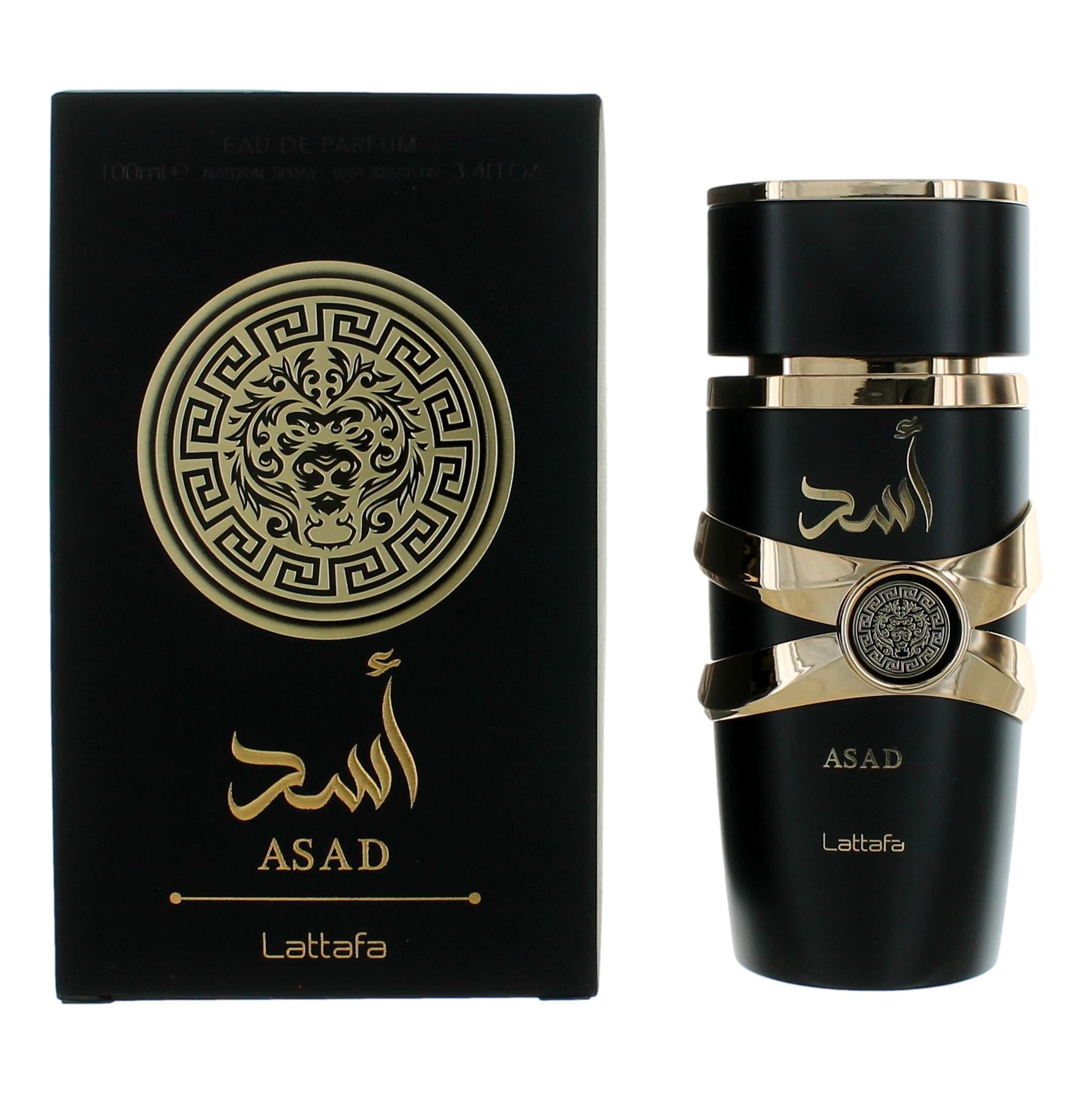 Lattafa Perfumes Asad for Unisex Eau de Parfum Spray, 3.4 Ounce