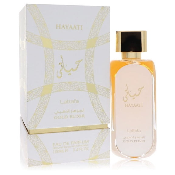 Lattafa Hayaati Gold Elixir Eau de Parfum, 3.4 oz