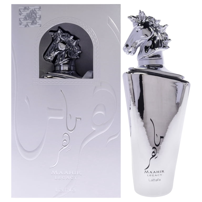 香水(男性用) Lattafa Maahir Legacy & AH Detour Noir LATTAFA Maahir Legacy Amber Floral Fragrance, 3.4 oz EDP Spray
