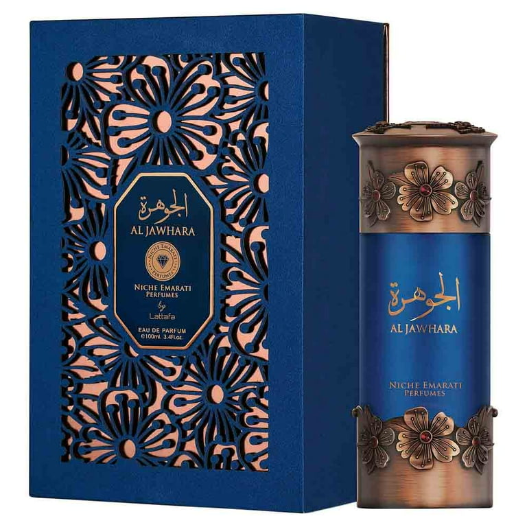Niche Emarati Al Jawhara Eau De Parfum Spray (Unisex) By Lattafa Niche Emarati Al Jawhara Eau De Parfum Spray (Unisex) By Lattafa