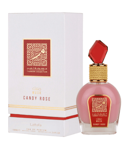 Lattafa Lattafa Musk Candy Rose Thameen Collection Eau De Parfum 3.4 Oz