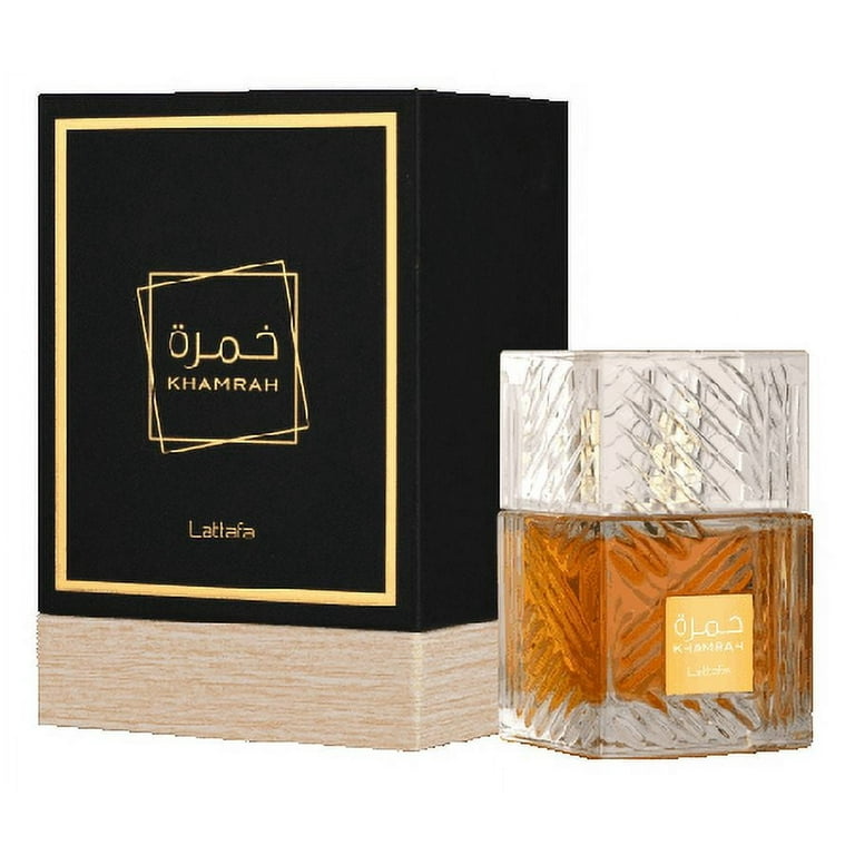 Lattafa Khamrah Eau De Parfum Spray (Unisex) By Lattafa - 3.4 oz Lattafa Khamrah Eau De Parfum Spray (Unisex) By Lattafa - 3.4 oz