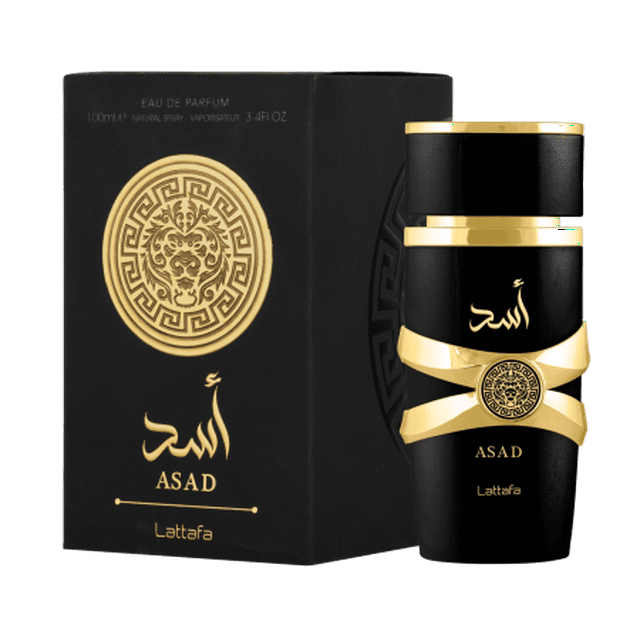 Lattafa Perfumes Asad for Unisex Eau De Parfum Spray, 3.4 Ounce 1PK