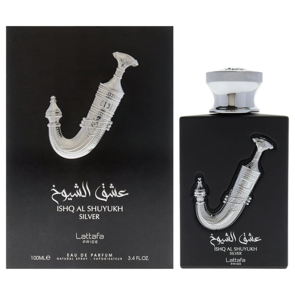 Lattafa Pride Ishq Al Shuyukh Silver , 3.4 oz EDP Spray