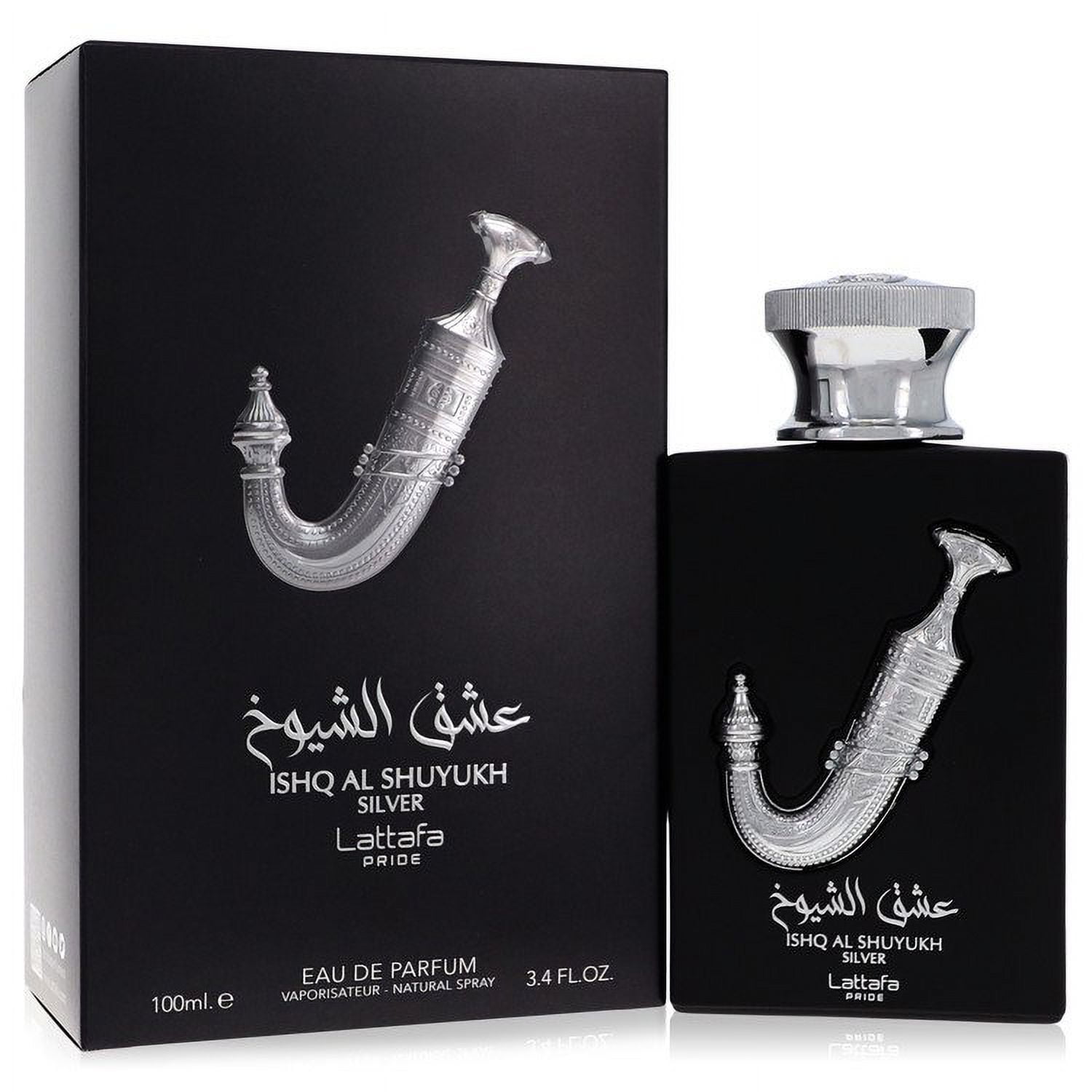 Lattafa Pride Ishq Al Shuyukh Silver Eau De Parfum Spray (Unisex) By Lattafa - 3.4 oz Lattafa Pride Ishq Al Shuyukh Silver Eau De Parfum Spray (Unisex) By Lattafa - 3.4 oz
