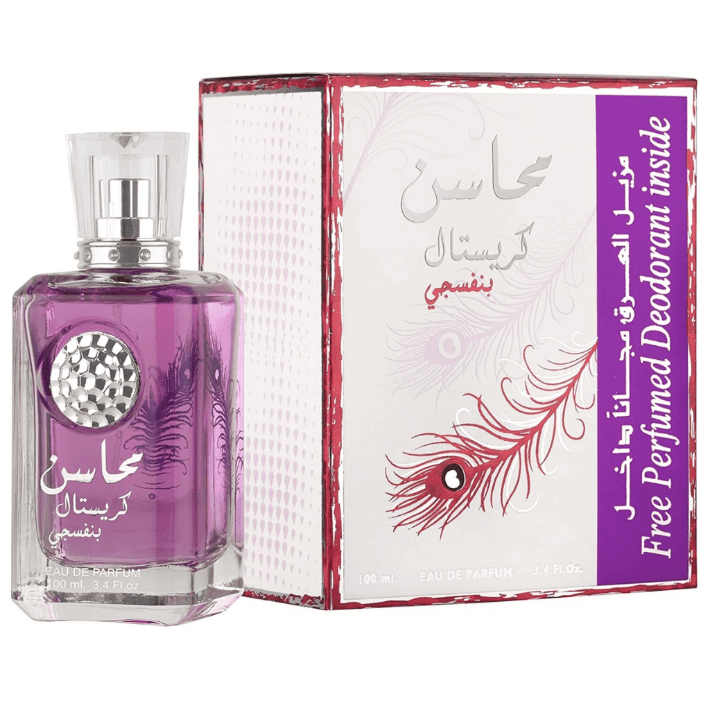 香水(女性用) Lattafa Mahasin Crystal Violet EDP 100ml Lattafa Perfumes Mahasin Crystal Violet Eau De Parfum Natural