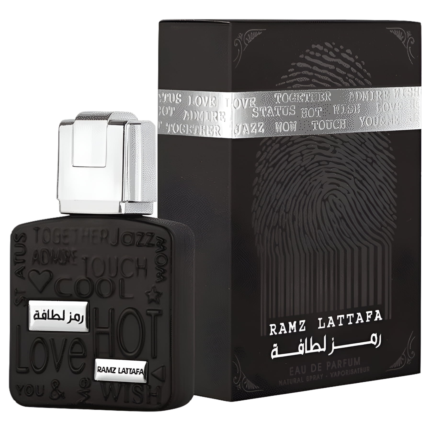 Lattafa Ramz Silver Eau De Parfum Spray for Men, 3.4 Ounce Lattafa Ramz Silver Eau De Parfum Spray for Men, 3.4 Ounce