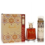 Lattafa Raghba by Lattafa Eau De Parfum Spray Plus 1.7 oz Deodorant Spray 3.4 oz