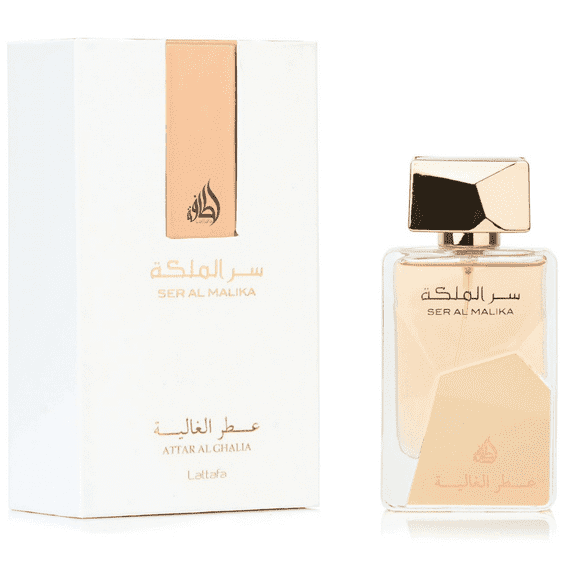 Lattafa Ser Al Malika Attar Al Ghalia for Women Natural Perfumes EDP 100ML (3.4 oz)